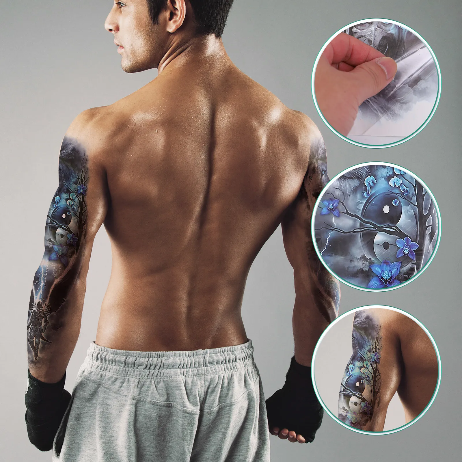 6pcs Body Tattoos Fake Temporary Stickers Waterproof Breathable Safe Durable Arm Sleeves Festival Outing
6pcs Body Tattoos Fake Temporary Stickers Waterproof Breathable Safe Durable Arm Sleeves Festival Outing