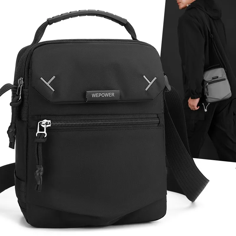 New single-shoulder bag - men's casual commuting lightweight waterproof business travel crossbody bag
New single-shoulder bag - men's casual commuting lightweight waterproof business travel crossbody bag