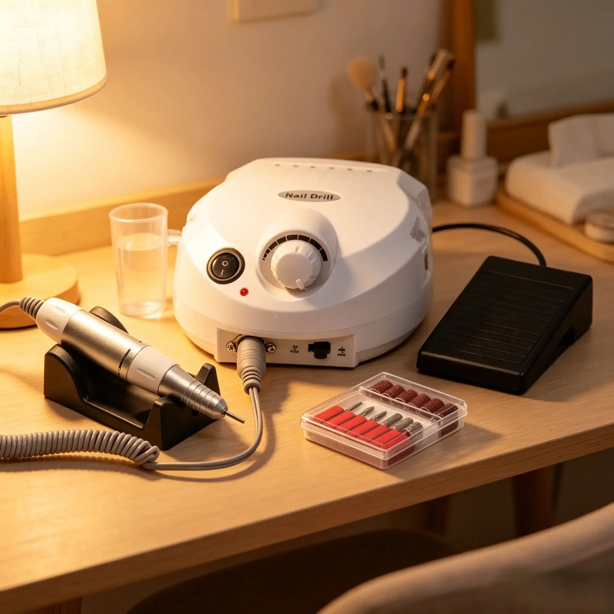 35000RPM Electric Nail Drill Machine Set, Nail Gel Polisher Nail File Kit, Professional Salon Manicure Polishing Tools
35000RPM Electric Nail Drill Machine Set, Nail Gel Polisher Nail File Kit, Professional Salon Manicure Polishing Tools