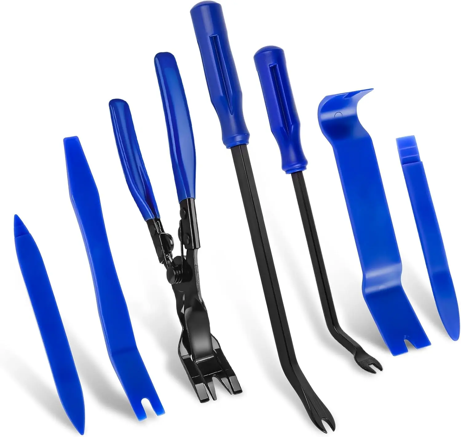 7 Pcs Auto Trim Removal Tool Kit Plastic Pry Clip Pliers Set for Car Dashboard Door Panel Fasteners
7 Pcs Auto Trim Removal Tool Kit Plastic Pry Clip Pliers Set for Car Dashboard Door Panel Fasteners