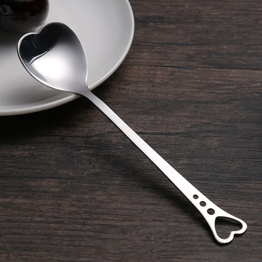 10pcs Stainless Steel Heart Shape Spoons Scoop Stirring Spoon Tableware for Dessert Cake Coffee coffee spoon
10pcs Stainless Steel Heart Shape Spoons Scoop Stirring Spoon Tableware for Dessert Cake Coffee coffee spoon