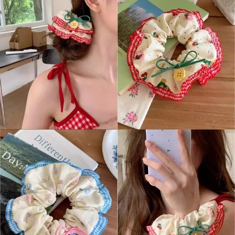 Cute Little Bear Rabbit Plaid Lace Lace Big Intestine Headband Girl Heart Butterfly Bow Fabric Hair Rope Rubber Band Headband
Cute Little Bear Rabbit Plaid Lace Lace Big Intestine Headband Girl Heart Butterfly Bow Fabric Hair Rope Rubber Band Headband