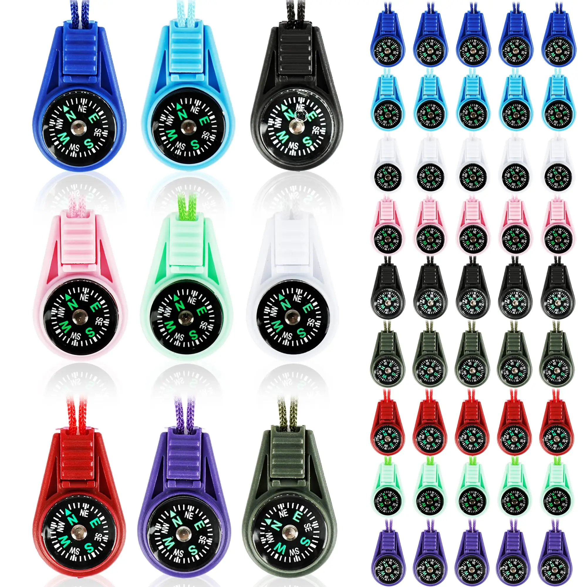 54pcs Mini Pocket Compass Keychain Set For Camping Hiking Outdoor Adventure 9 Colors Bulk Survival Tool
54pcs Mini Pocket Compass Keychain Set For Camping Hiking Outdoor Adventure 9 Colors Bulk Survival Tool