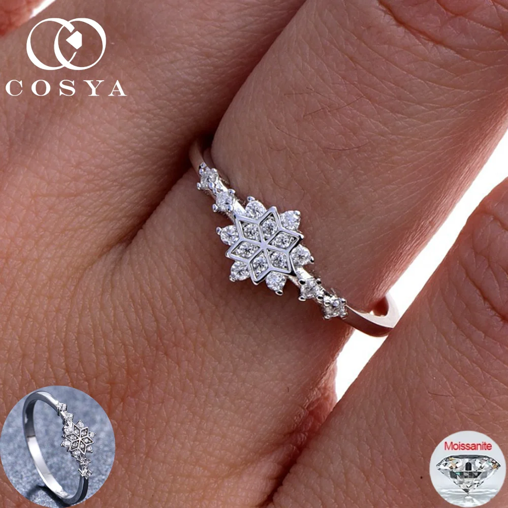COSYA Full Moissanite Ring For Women S925 Sterling Silver 18K Plated D Color Lab Diamond Wedding Band Fine Jewelry Engagemt
COSYA Full Moissanite Ring For Women S925 Sterling Silver 18K Plated D Color Lab Diamond Wedding Band Fine Jewelry Engagemt