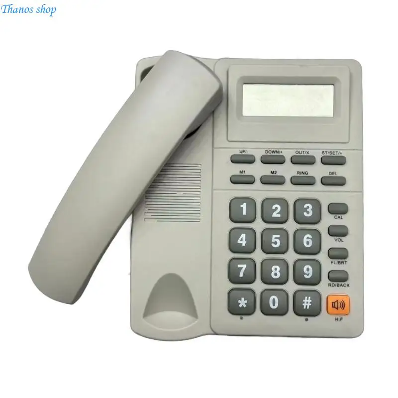 Landline Phones Home Telephone Desk Phone LCD Display with Redial Caller Function for Office, Hotel X37A
Landline Phones Home Telephone Desk Phone LCD Display with Redial Caller Function for Office, Hotel X37A