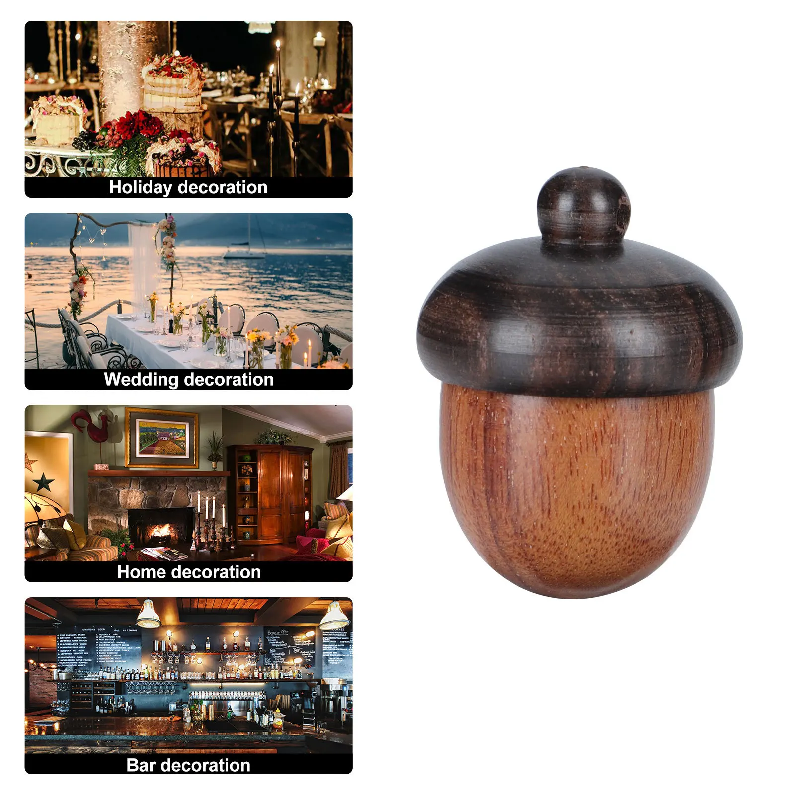 2pcs Wooden Pine Cone Pendant Diy Accessory Creative Storage Holder Durable Simulated Pine Cone Decor Crafts Charm Chic Diffuser
2pcs Wooden Pine Cone Pendant Diy Accessory Creative Storage Holder Durable Simulated Pine Cone Decor Crafts Charm Chic Diffuser