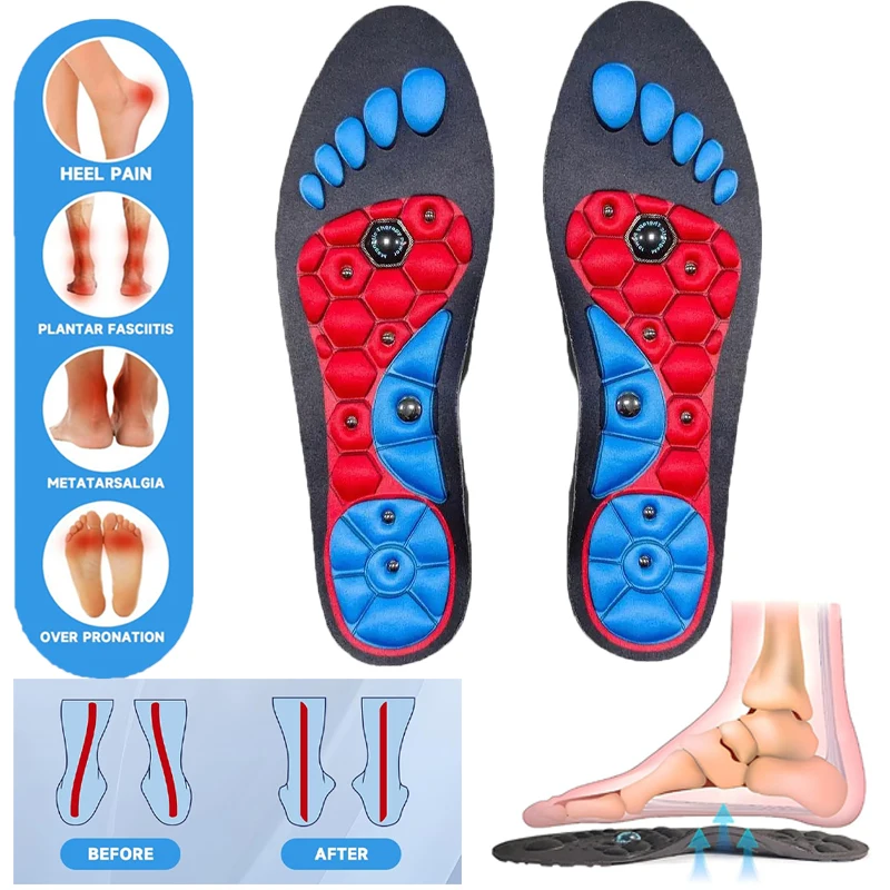 Orthopedic Acupressure Insoles Foot Health Magnetic Insoles Acupuncture Massage Arch Support Plantar Fasciitis Template Insoles
Orthopedic Acupressure Insoles Foot Health Magnetic Insoles Acupuncture Massage Arch Support Plantar Fasciitis Template Insoles