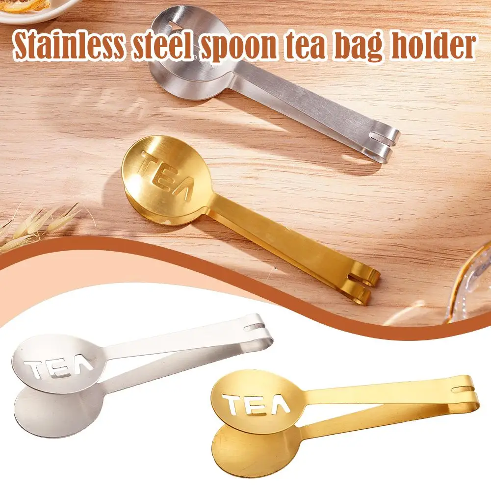 Reusable Steel Tea Bag Tongs Teabag Squeezer Grip Spoon Mini Strainer Strainer Clip Holder Leaf Metal Tea Sugar P0T6
Reusable Steel Tea Bag Tongs Teabag Squeezer Grip Spoon Mini Strainer Strainer Clip Holder Leaf Metal Tea Sugar P0T6