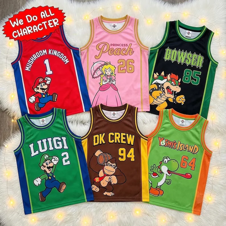 Bandai 2026 Donkey Kong Mario Full Character Summer Oversized Vest Jersey Family Matching Sports Vest
Bandai 2026 Donkey Kong Mario Full Character Summer Oversized Vest Jersey Family Matching Sports Vest