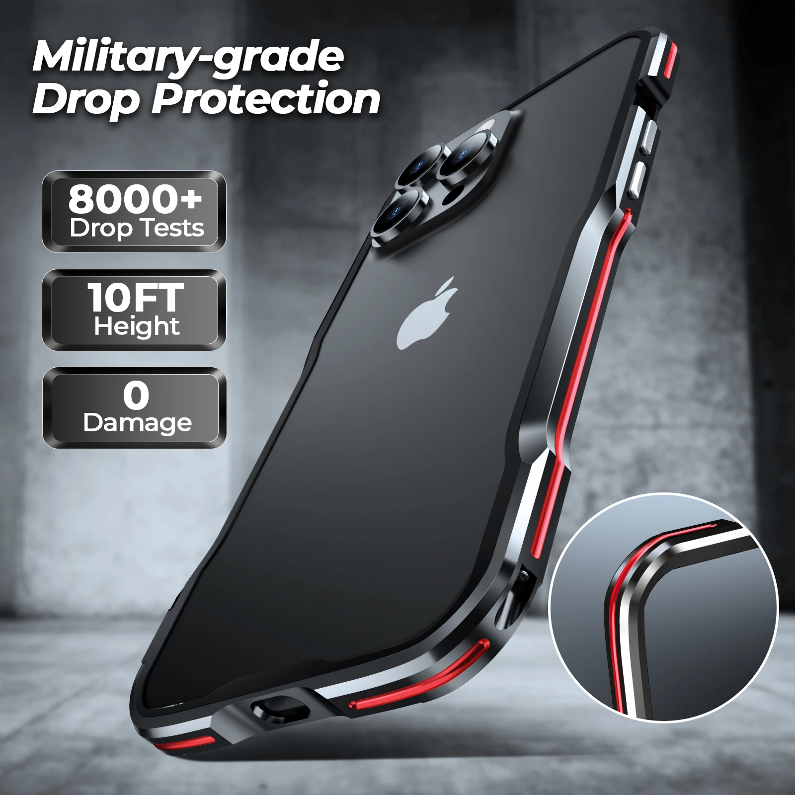 Screw Aluminum Metal Frame Bumper Case For iPhone 17 16 Pro Max Luxury Alloy Protective Acccessories Funda for iPhone 16e 17e
Screw Aluminum Metal Frame Bumper Case For iPhone 17 16 Pro Max Luxury Alloy Protective Acccessories Funda for iPhone 16e 17e