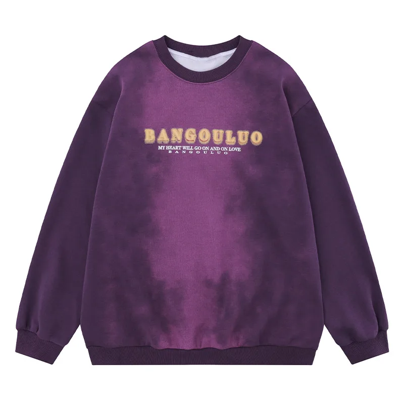 High Street Men's Sprayed Color Painting Letter Print Sweatshirt Autumn Oversized O-neck Pullover Rib Sleeve Fashion Streetwear
High Street Men's Sprayed Color Painting Letter Print Sweatshirt Autumn Oversized O-neck Pullover Rib Sleeve Fashion Streetwear
