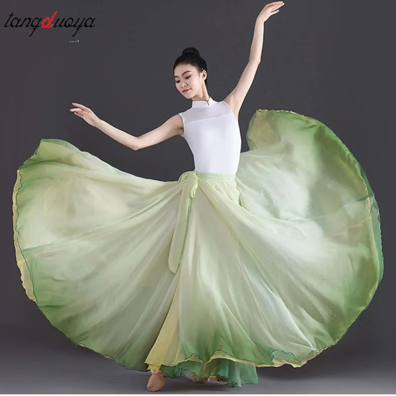 Double sidedwear 720Degree Ballet Skirt Classical Dance Women Opening Dance Long Skirts Dancer Practice Gradient Modern Lace-up
Double sidedwear 720Degree Ballet Skirt Classical Dance Women Opening Dance Long Skirts Dancer Practice Gradient Modern Lace-up