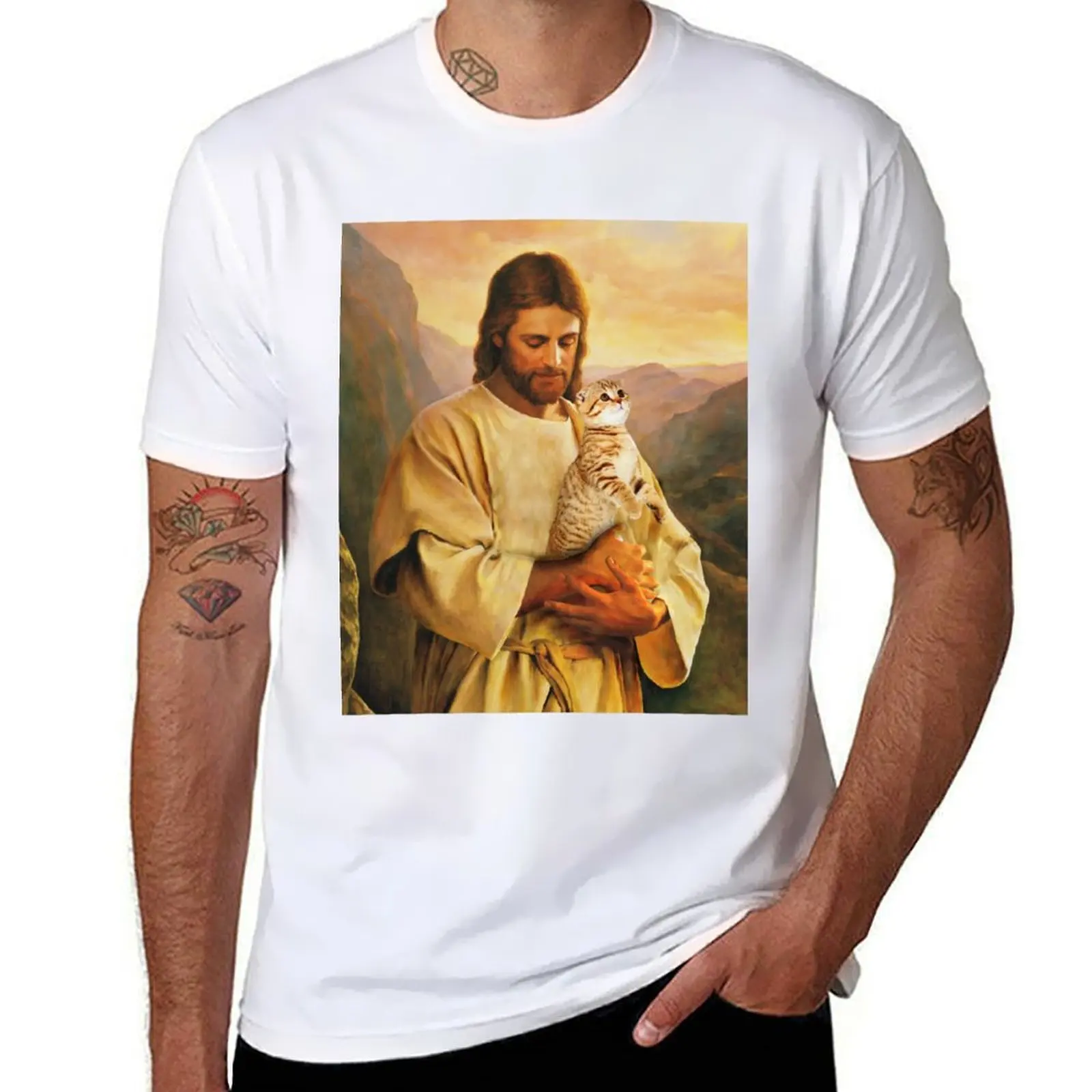funny cat and jesus lover T-Shirt t shirts for man graphic vintage man t shirts for men T-Shirt
funny cat and jesus lover T-Shirt t shirts for man graphic vintage man t shirts for men T-Shirt