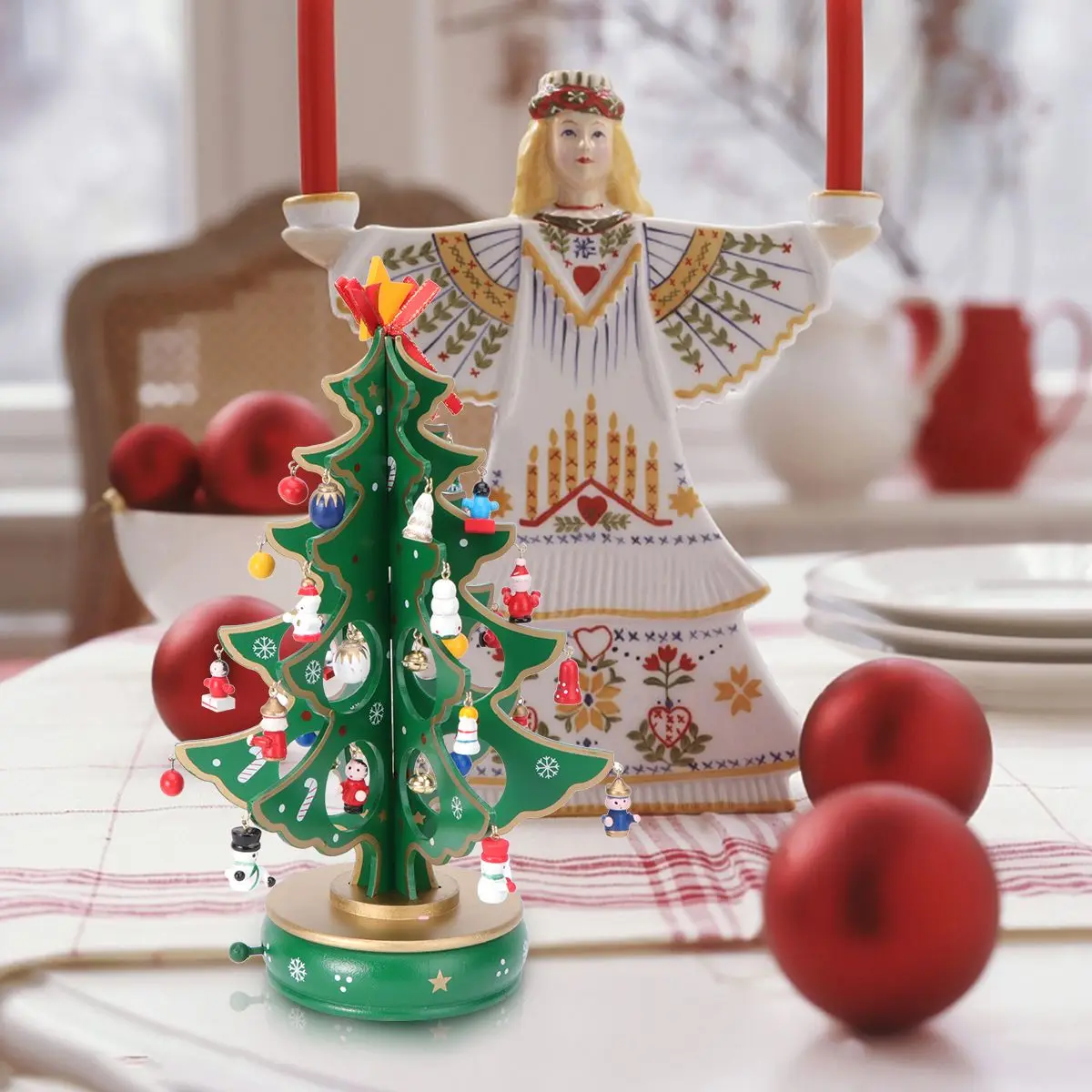 Christmas Tree Music Box Wooden Musical Box Gifts Engraved Boxes Wreath Mini Green Child Home Decor Romantic Gift
Christmas Tree Music Box Wooden Musical Box Gifts Engraved Boxes Wreath Mini Green Child Home Decor Romantic Gift