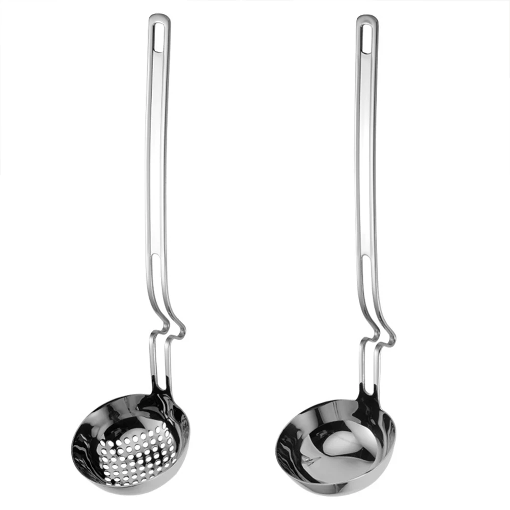 Stainless Steel Hot Pot Spoon Soup Ladle Food Serving Spoon Rust Proof Curved Handle Hanging Hole Smooth Edge Kitchen
Stainless Steel Hot Pot Spoon Soup Ladle Food Serving Spoon Rust Proof Curved Handle Hanging Hole Smooth Edge Kitchen