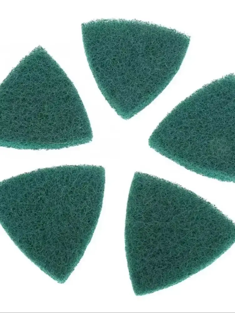 5pcs 90x90x90mm Triangle Scouring Pad Polishing Pad Self Adhesive Plate Grinding Machine Accessories 13mm Nylon Pad accessories
5pcs 90x90x90mm Triangle Scouring Pad Polishing Pad Self Adhesive Plate Grinding Machine Accessories 13mm Nylon Pad accessories