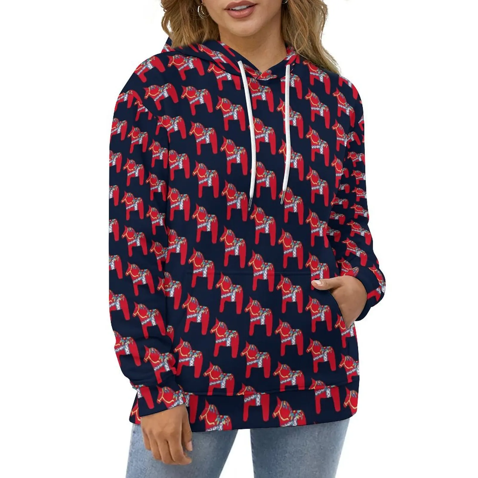Dala Horse Casual Hoodies Cute Animal Print Cool Pullover Hoodie Female Long Sleeve Hip Hop Graphic Loose Oversized Clothing
Dala Horse Casual Hoodies Cute Animal Print Cool Pullover Hoodie Female Long Sleeve Hip Hop Graphic Loose Oversized Clothing