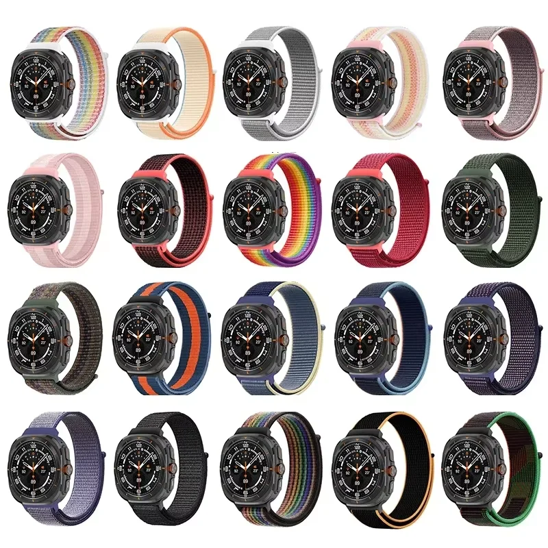 Sports Nylon Loop Strap For Samsung Galaxy Watch Ultra 47mm Comfortable Bracelet Wristband Galaxy Watch 8 Ultra 2025 47mm Correa
Sports Nylon Loop Strap For Samsung Galaxy Watch Ultra 47mm Comfortable Bracelet Wristband Galaxy Watch 8 Ultra 2025 47mm Correa