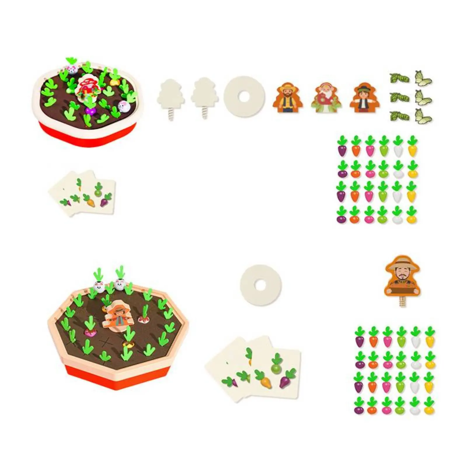 Radish Pulling Toy Early Education Radish Harvest Game Vegetable Color Sorting Set Hand-Visual Coordination Carrot Harvest Game
Radish Pulling Toy Early Education Radish Harvest Game Vegetable Color Sorting Set Hand-Visual Coordination Carrot Harvest Game