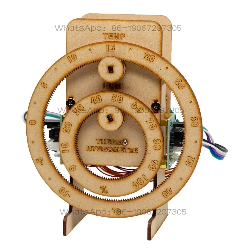 Mechanical Thermohygrometer Creative Production Assembled Model Motor Wood DIY
Mechanical Thermohygrometer Creative Production Assembled Model Motor Wood DIY