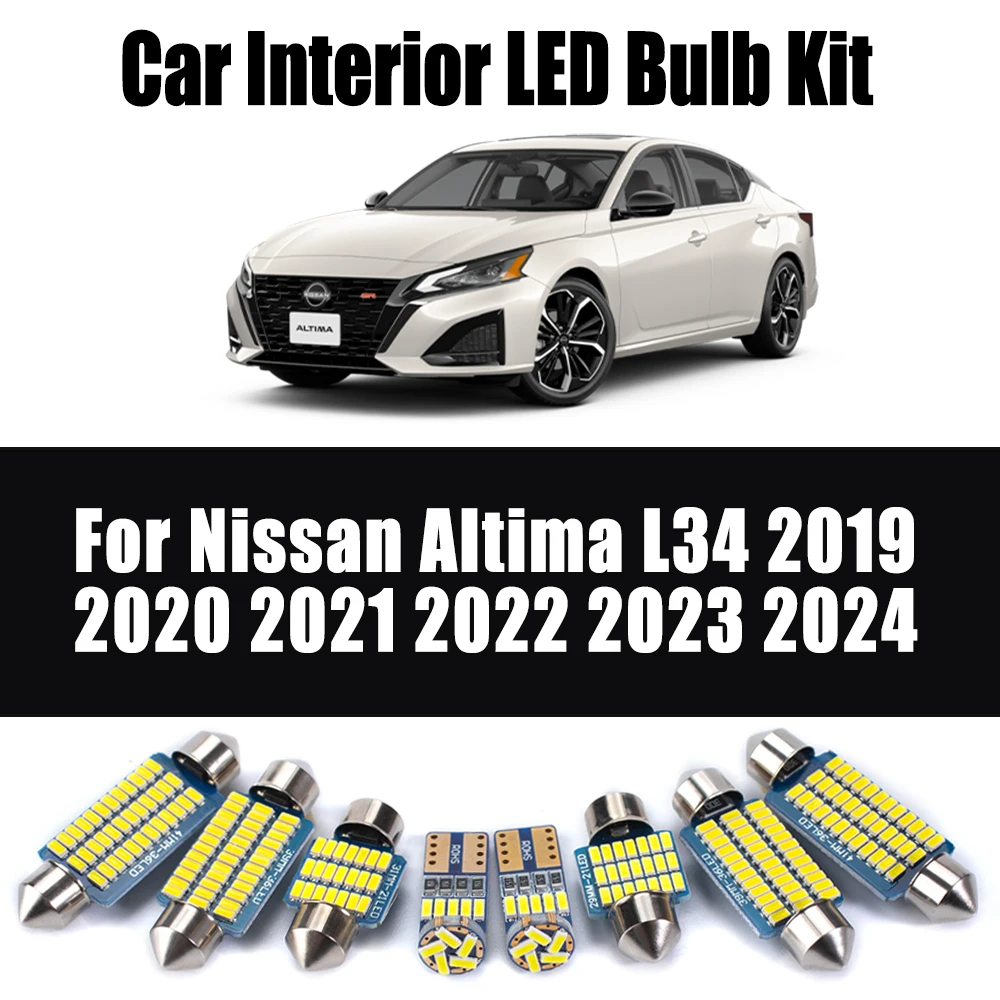 13Pcs For Nissan Altima L34 2019 2020 2021 2022 2023 2024 LED Interior Reading Door Trunk Courtesy Light Kit Canbus Indoor Bulbs
13Pcs For Nissan Altima L34 2019 2020 2021 2022 2023 2024 LED Interior Reading Door Trunk Courtesy Light Kit Canbus Indoor Bulbs