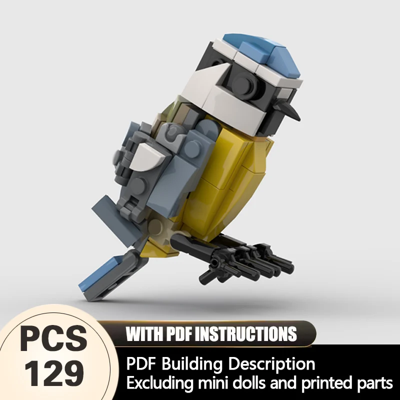 Creators Animal Series Model MOC Building Bricks Blue Tit Modular Technology Gifts Holiday Assemble Children Toys Suit
Creators Animal Series Model MOC Building Bricks Blue Tit Modular Technology Gifts Holiday Assemble Children Toys Suit