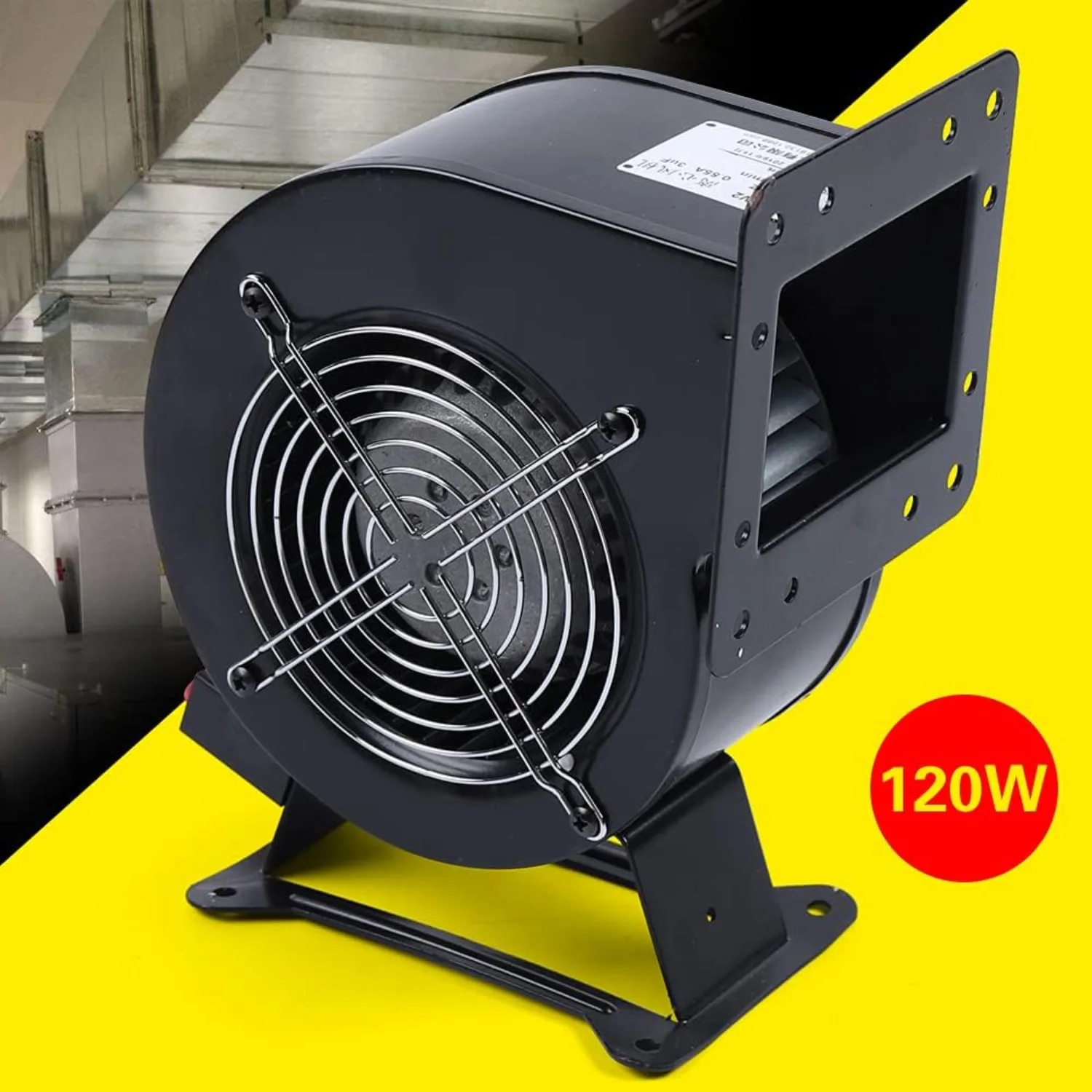 Outdoor Wood Furnace Boiler Blower Fan Round Flange 110V 120W, High Air Pressure Furnace Blower Fan Assembly 196 CFM 110V 120W 2600r/min 1.10A
Outdoor Wood Furnace Boiler Blower Fan Round Flange 110V 120W, High Air Pressure Furnace Blower Fan Assembly 196 CFM 110V 120W 2600r/min 1.10A