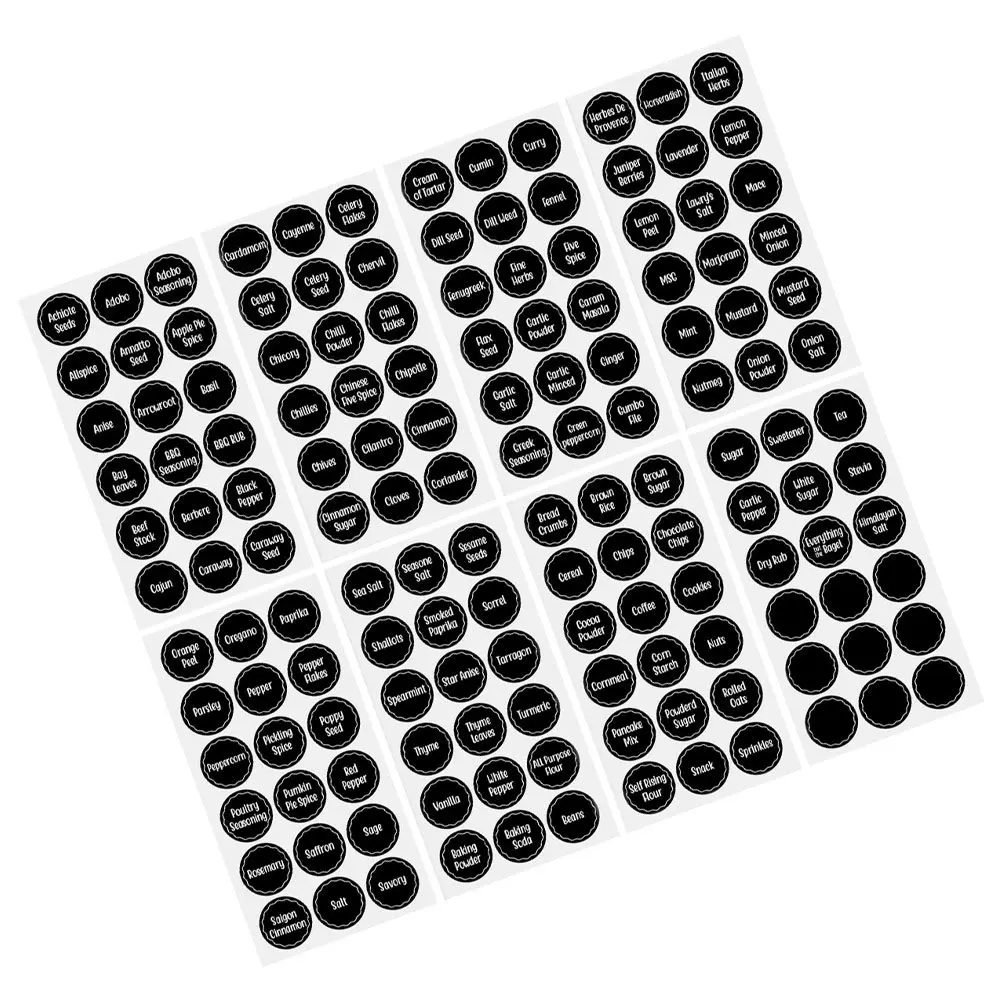 Съемные этикетки для специй, 8 листов, с печатью, для приправ, масла, уксуса, круглые, для кухонных банок, ПВХ, самоклеящиеся, легко наклеиваются, прозрачные
Съемные этикетки для специй, 8 листов, с печатью, для приправ, масла, уксуса, круглые, для кухонных банок, ПВХ, самоклеящиеся, легко наклеиваются, прозрачные