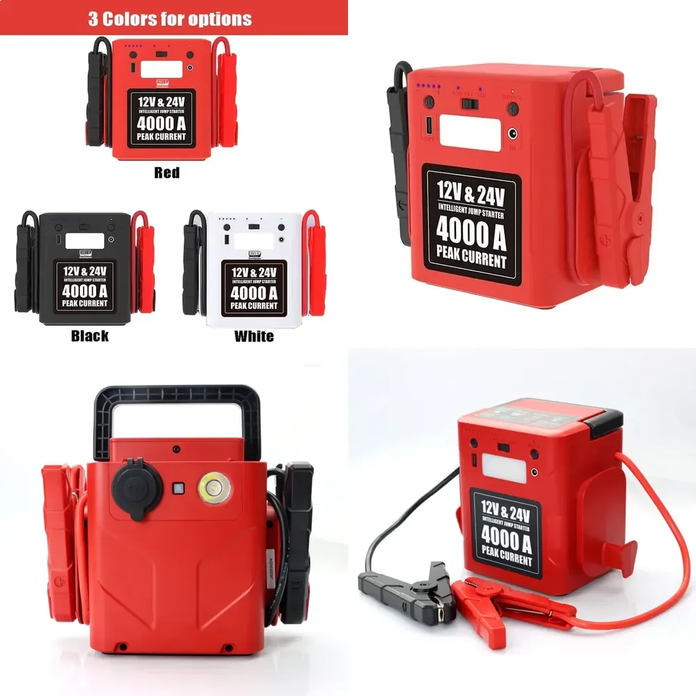 Portable 56,000mAh Car Jump Starter Power Bank Emergency Tool for 24V Truck Jump Start 12V 24V Battery Charger Large
Portable 56,000mAh Car Jump Starter Power Bank Emergency Tool for 24V Truck Jump Start 12V 24V Battery Charger Large