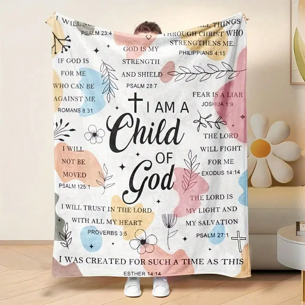 I'm God's Child Throw Blanket Printed Flannel Blanket - Soft,warm,multipurpose Shawl for Office Home Great As A Gift
I'm God's Child Throw Blanket Printed Flannel Blanket - Soft,warm,multipurpose Shawl for Office Home Great As A Gift