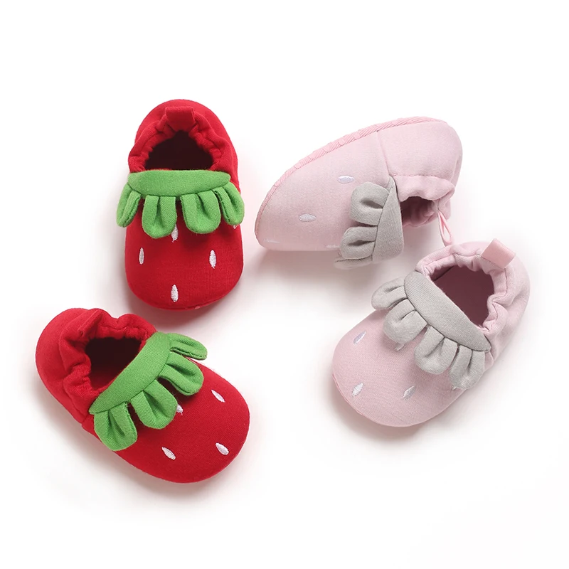 0-18M Infant Pre-Walker Shoes, Strawberry Design Cotton Baby Shoes, Soft Sole for Toddlers
0-18M Infant Pre-Walker Shoes, Strawberry Design Cotton Baby Shoes, Soft Sole for Toddlers