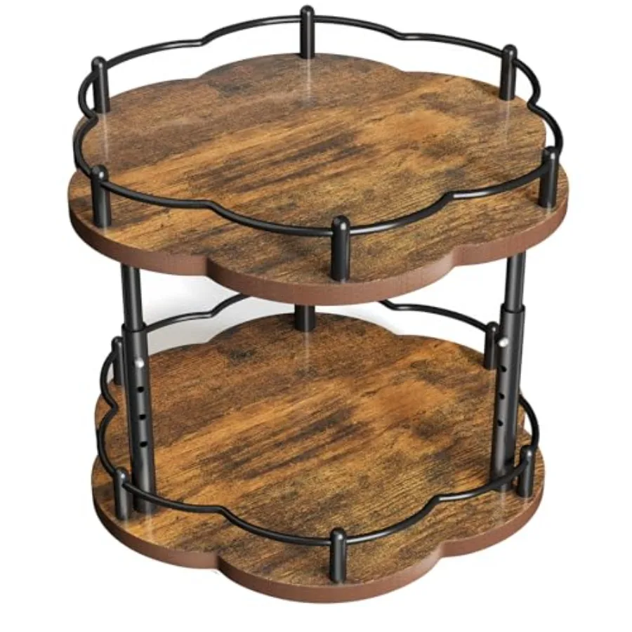 Spice Rack Lazy Susan Organizer for Cabinet, Rotating Spice Organization 2 Tier Adjustable Lazy Susan Turntable Spice Cabinet O
Spice Rack Lazy Susan Organizer for Cabinet, Rotating Spice Organization 2 Tier Adjustable Lazy Susan Turntable Spice Cabinet O