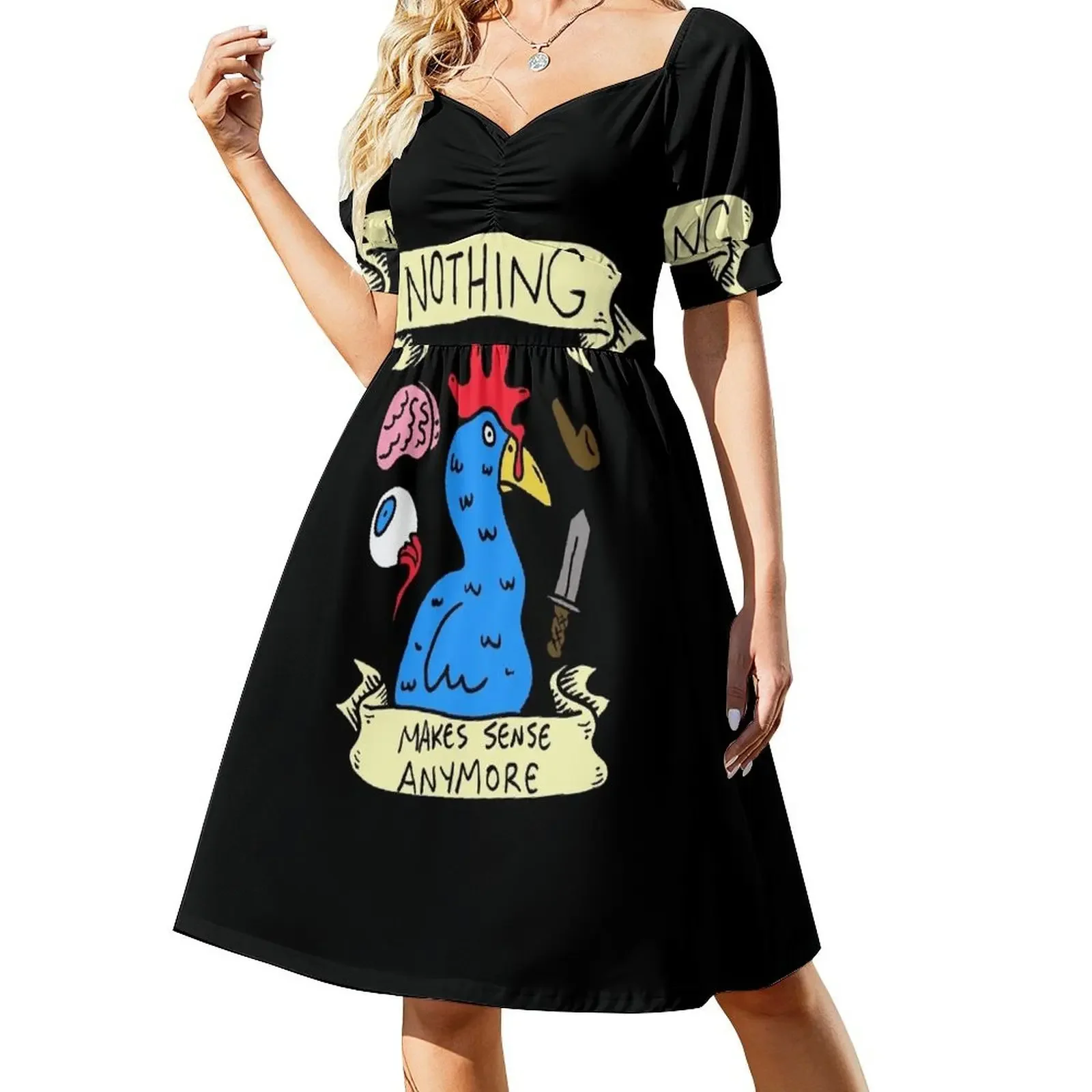 Nothing Makes Sense Anymore Short-Sleeved Dress african dresses for woman womans clothing summer dresses womens 2025 Dress
Nothing Makes Sense Anymore Short-Sleeved Dress african dresses for woman womans clothing summer dresses womens 2025 Dress