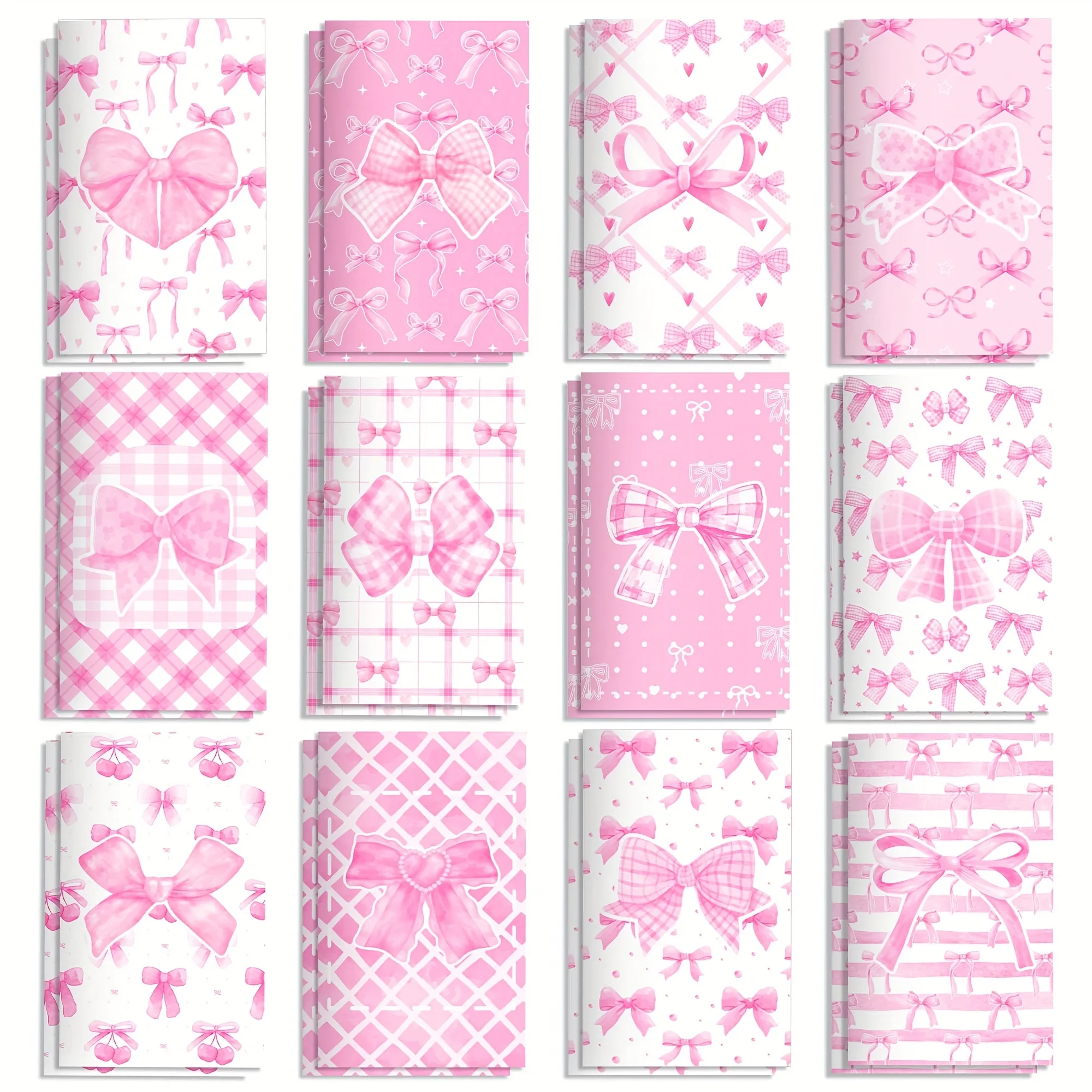 6/12 Pcs Pink Bow Mini Portable Notebook Girl's Gift Diary Notebook Notepad Reward Gift, Birthday Gift Office School Supplies
6/12 Pcs Pink Bow Mini Portable Notebook Girl's Gift Diary Notebook Notepad Reward Gift, Birthday Gift Office School Supplies