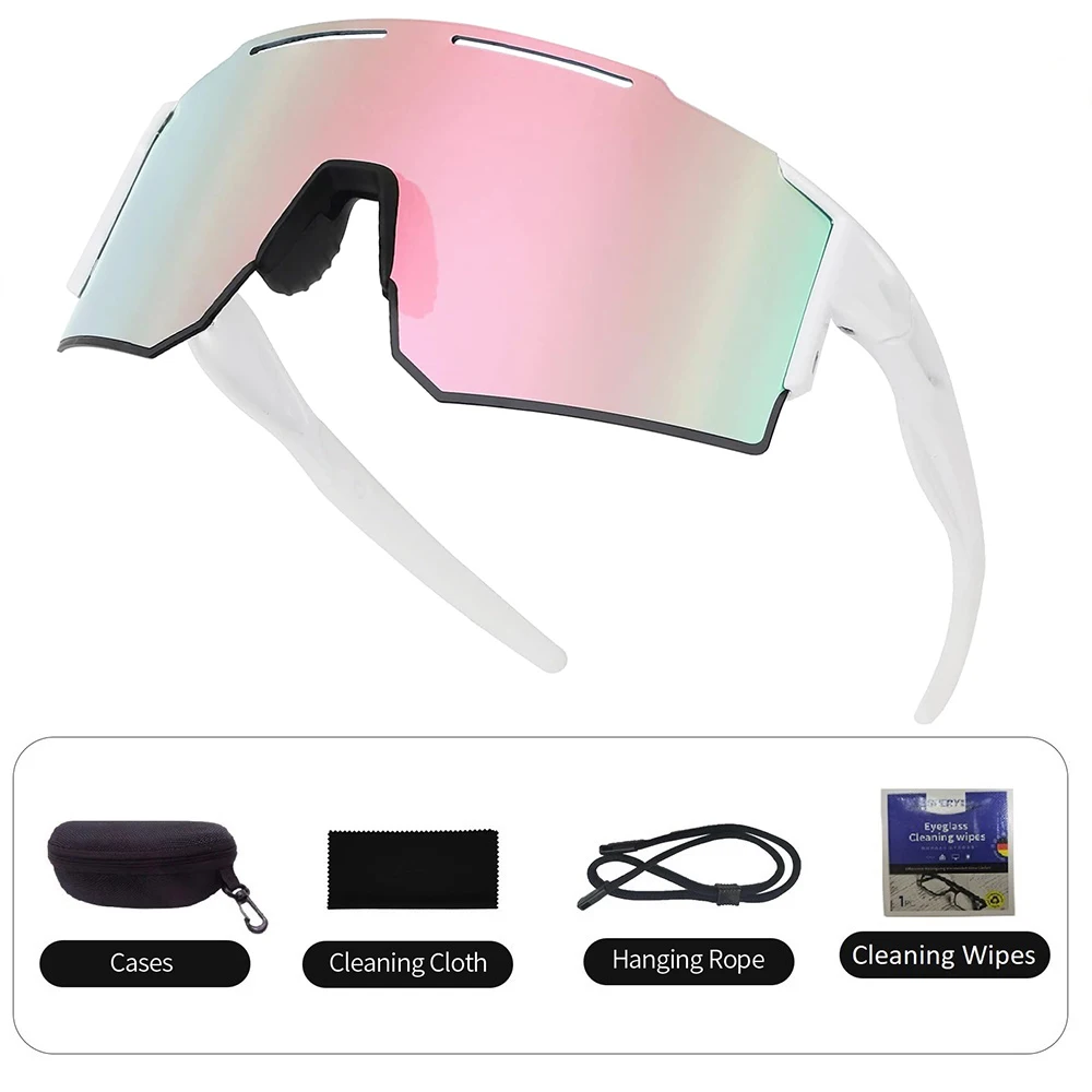 Professional Cycling Glasses for Men Women Sports Sunglasses UV Protection for Baseball Cycling Running Driving Glof
Professional Cycling Glasses for Men Women Sports Sunglasses UV Protection for Baseball Cycling Running Driving Glof