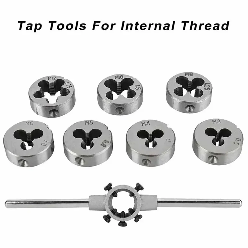A03F-Taper Plug 32Pcs/Set Metric Tap Die Set M3-M12 Thread Wrench Nut Bolt Screw Repair Tools Kit M3 M4 M5 M6 M8 M10 M12
A03F-Taper Plug 32Pcs/Set Metric Tap Die Set M3-M12 Thread Wrench Nut Bolt Screw Repair Tools Kit M3 M4 M5 M6 M8 M10 M12