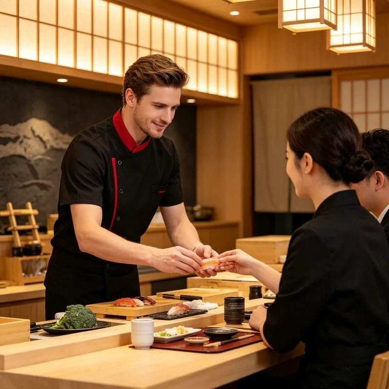 Chef's Work Uniform for Both Men and Women, Hotel Kitchen, Back Kitchen, Work Uniform, Cake Shop, Bakery, Long Sleeved Uniform
Chef's Work Uniform for Both Men and Women, Hotel Kitchen, Back Kitchen, Work Uniform, Cake Shop, Bakery, Long Sleeved Uniform