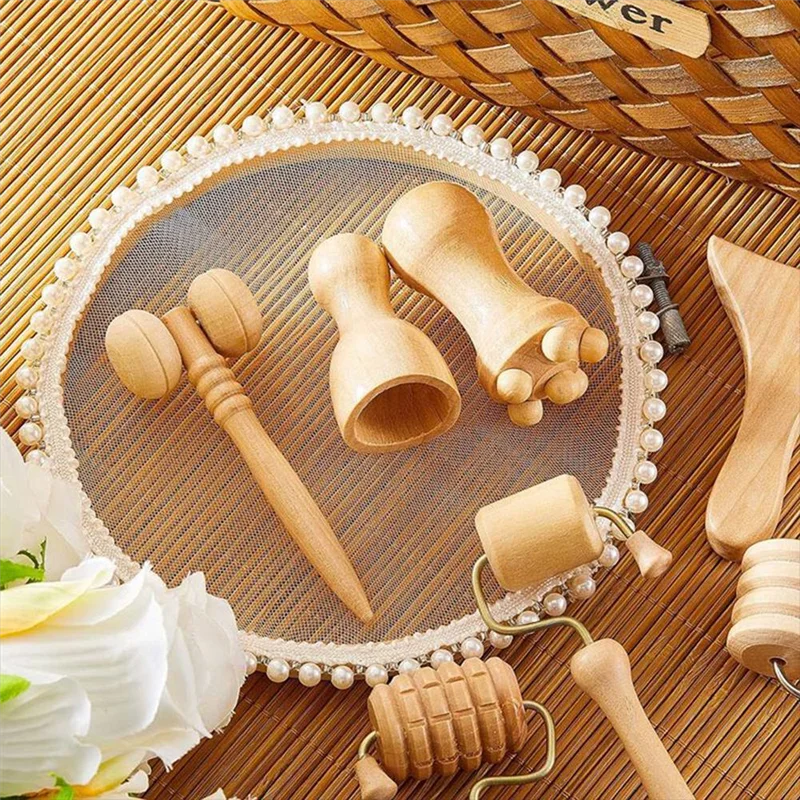 ELOS-Eight In One Massage Hand Roller Massagers For Neck Wooden Massager Tool For Back Rolling Foot Massager The Face Ball With
ELOS-Eight In One Massage Hand Roller Massagers For Neck Wooden Massager Tool For Back Rolling Foot Massager The Face Ball With