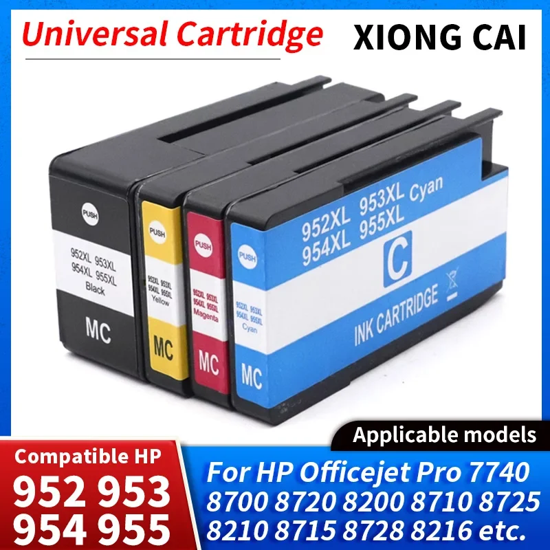 953XL 953 952 HP953XL HP953 Compatible Ink Cartridge for HP Officejet Pro 8725 8718 8719 8725 8728 7745 8702 7720 7730 Printer
953XL 953 952 HP953XL HP953 Compatible Ink Cartridge for HP Officejet Pro 8725 8718 8719 8725 8728 7745 8702 7720 7730 Printer