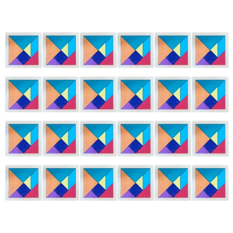 G2TE 24PCS Tangram Puzzle Block for Kids Interactive Wooden Puzzle for Enhancing Creativity and Problem Solving of Children
G2TE 24PCS Tangram Puzzle Block for Kids Interactive Wooden Puzzle for Enhancing Creativity and Problem Solving of Children