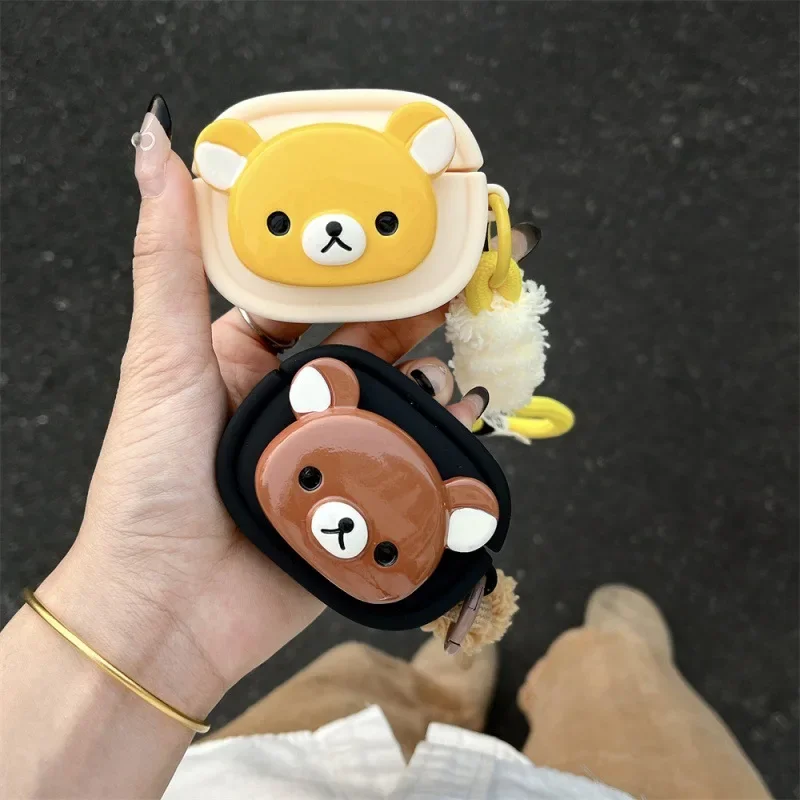 Cute 3D Bear Case for AirPods 4 Airpod 1 2 3 Pro Pro2 Bluetooth Earbuds Charging Box Protective Earphone Case Cover
Cute 3D Bear Case for AirPods 4 Airpod 1 2 3 Pro Pro2 Bluetooth Earbuds Charging Box Protective Earphone Case Cover