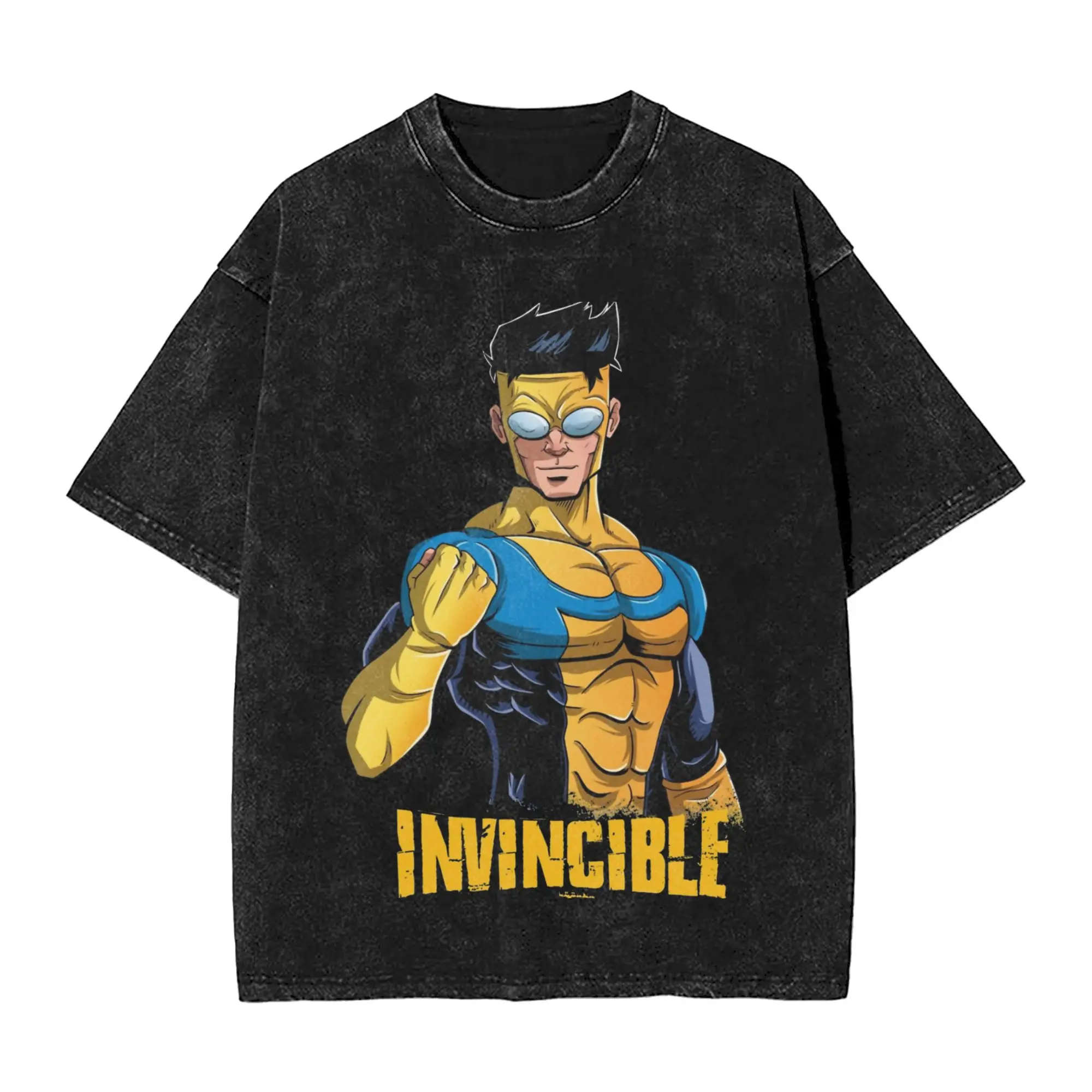 Invincible T Shirts Hip Hop Washed Cotton Oversize T-Shirts Fashion Men Women Tops Streetwear Printed Tees
Invincible T Shirts Hip Hop Washed Cotton Oversize T-Shirts Fashion Men Women Tops Streetwear Printed Tees
