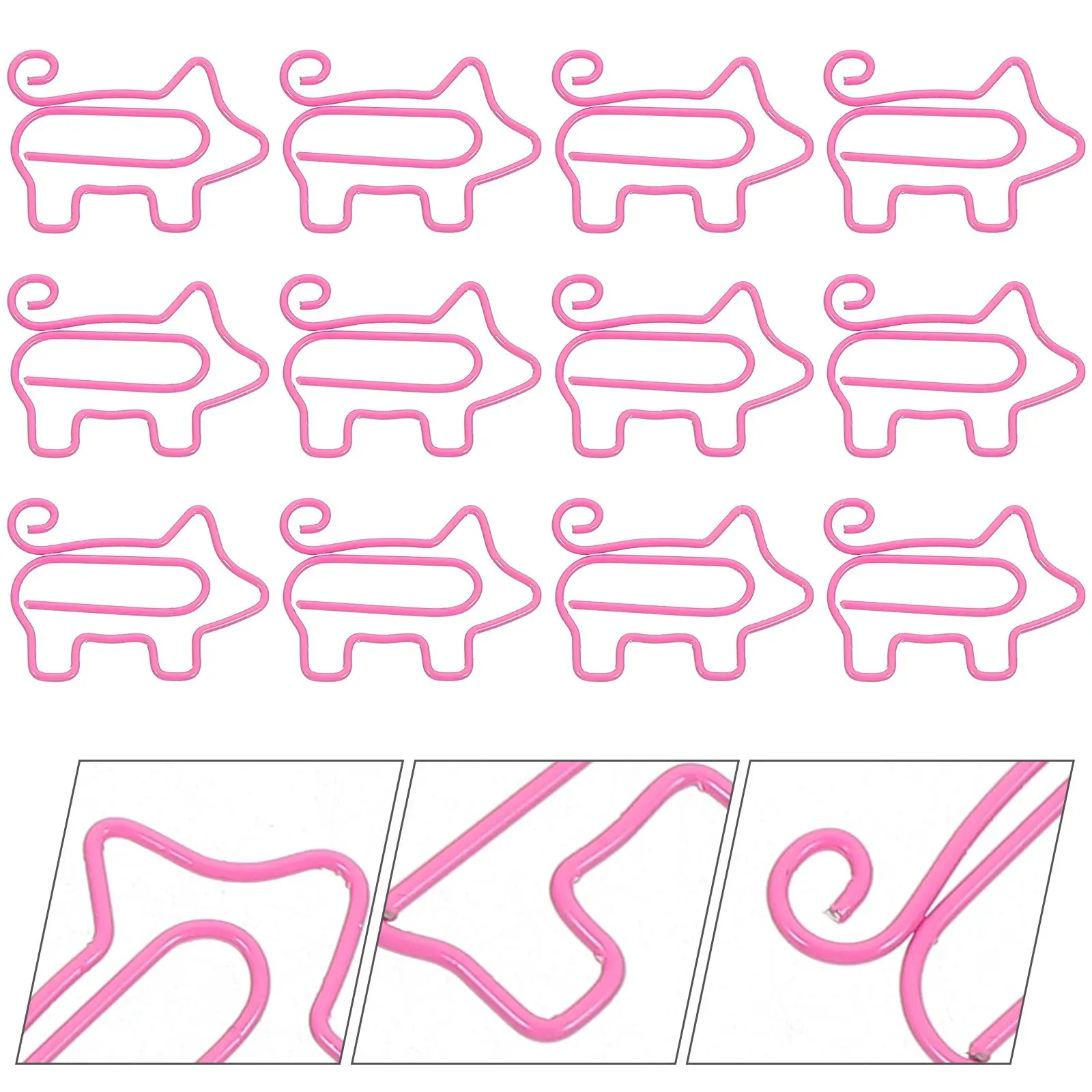50 Pcs Metal Paper Clips Cute Cartoon Pigs Shaped Office School Supplies Colorful Paper Holder Accessories 
50 Pcs Metal Paper Clips Cute Cartoon Pigs Shaped Office School Supplies Colorful Paper Holder Accessories