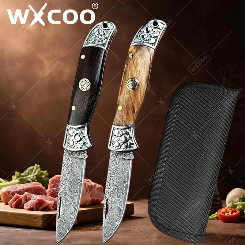WXCOO Foldable Pocket Knife Stainless Steel Multi-function Knife Vegetable Cutting Fruit Meat Folding Knife Utility Knife
WXCOO Foldable Pocket Knife Stainless Steel Multi-function Knife Vegetable Cutting Fruit Meat Folding Knife Utility Knife