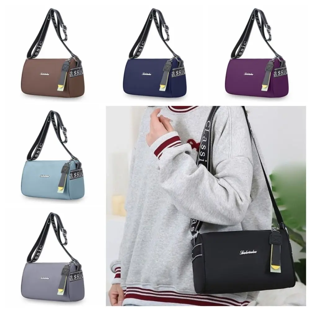Korean Style Nylon Shoulder Bag Large Capacity Solid Color Zipper Dumpling Bag Underarm Bag Pillow Bag Sports Crossbody Bag
Korean Style Nylon Shoulder Bag Large Capacity Solid Color Zipper Dumpling Bag Underarm Bag Pillow Bag Sports Crossbody Bag