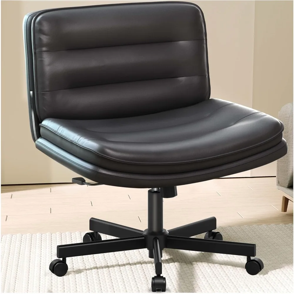 Criss Cross Chair with Wheels, Armless Wide Cross Legged Office Chair Mid Back, Modern Home Office Desk Chair Swivel
Criss Cross Chair with Wheels, Armless Wide Cross Legged Office Chair Mid Back, Modern Home Office Desk Chair Swivel