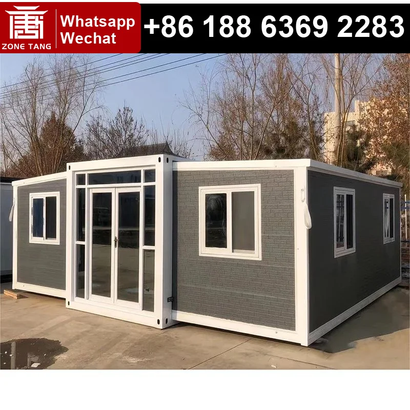 20ft Garden Houses 40ft Prefabricated Holiday Home Good Quality Luxury Modern Outdoor 3 Bedroom Prefabricated House for Spain
20ft Garden Houses 40ft Prefabricated Holiday Home Good Quality Luxury Modern Outdoor 3 Bedroom Prefabricated House for Spain