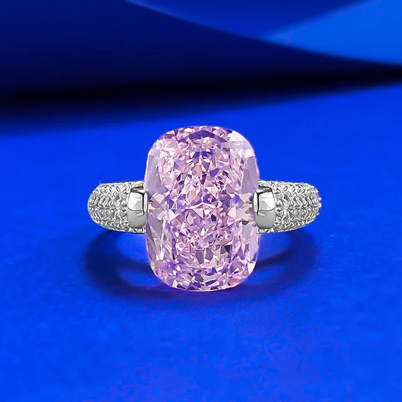 Luxury 925 Sterling Silver 10x14mm High Carbon Diamond Rings for Women - Bridal Wedding Engagement Jewelry Gift
Luxury 925 Sterling Silver 10x14mm High Carbon Diamond Rings for Women - Bridal Wedding Engagement Jewelry Gift