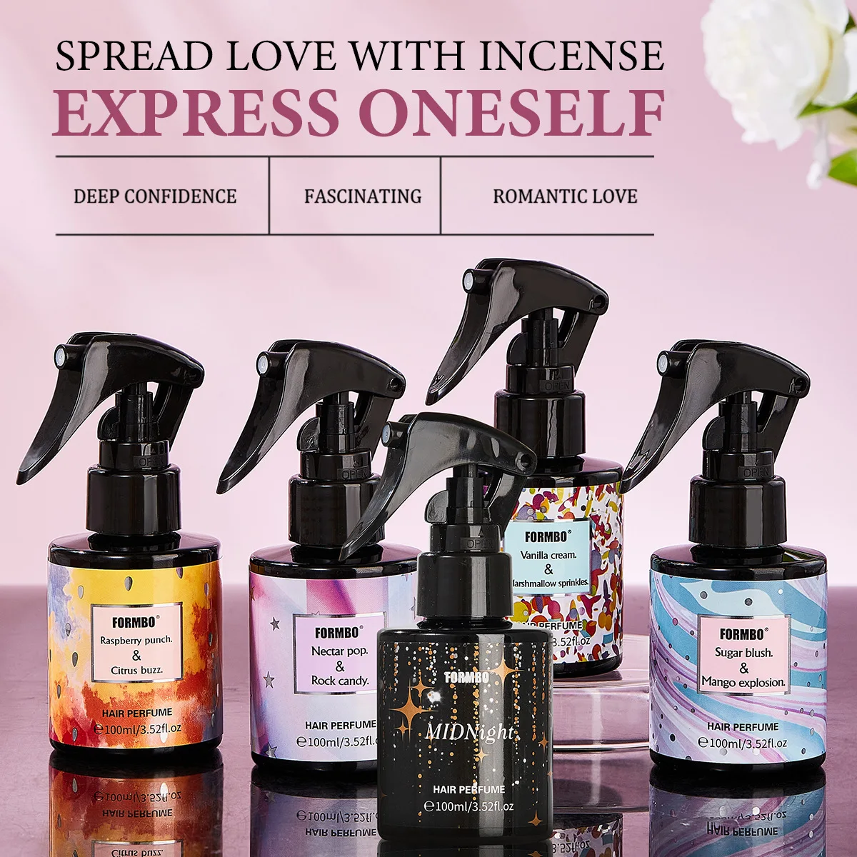 Стойкий парфюм для волос для женщин, легкий цветочный аромат для шелковистых и ароматных волос, освежающий спрей для волос, удобен для путешествий
Стойкий парфюм для волос для женщин, легкий цветочный аромат для шелковистых и ароматных волос, освежающий спрей для волос, удобен для путешествий