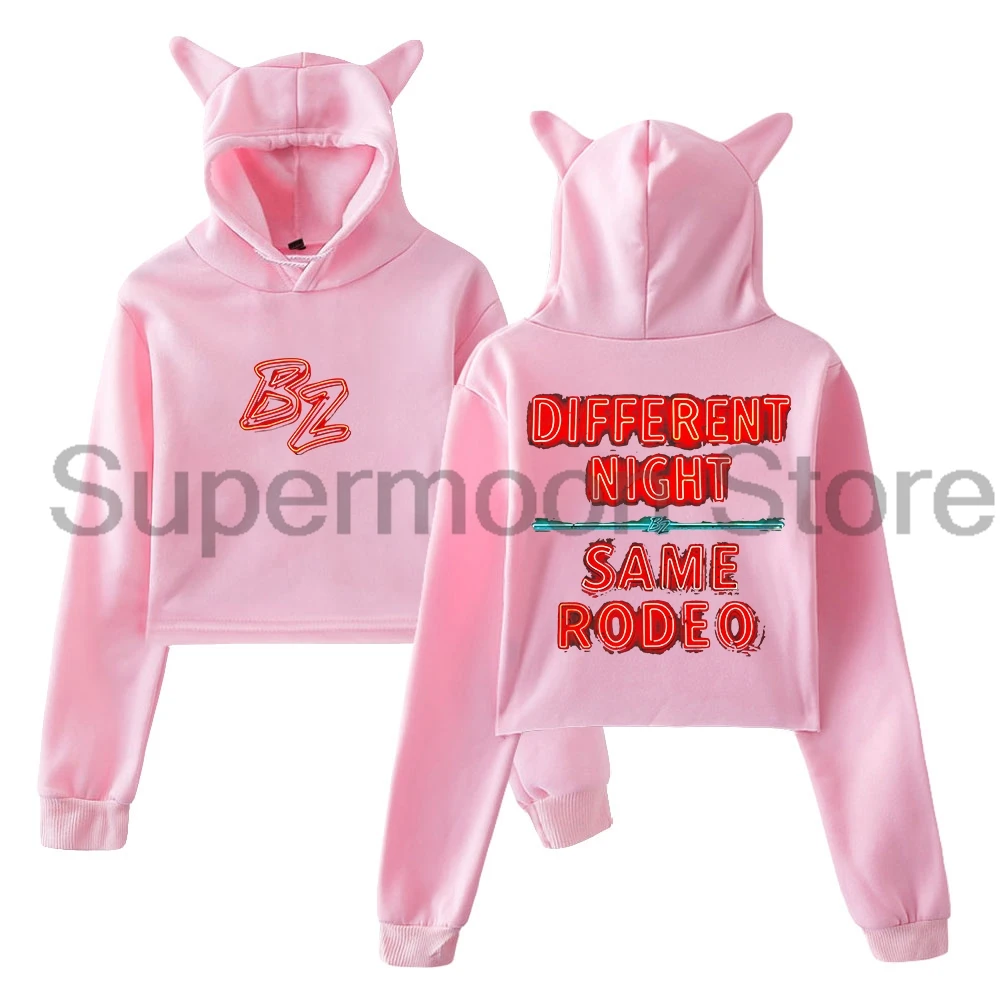 Bailey Zimmerman DNSR Neon Sign Hoodie Different Night Same Rodeo Album Cat Ears Crop Top Long Sleeve Streetwear Women's Clothes
Bailey Zimmerman DNSR Neon Sign Hoodie Different Night Same Rodeo Album Cat Ears Crop Top Long Sleeve Streetwear Women's Clothes